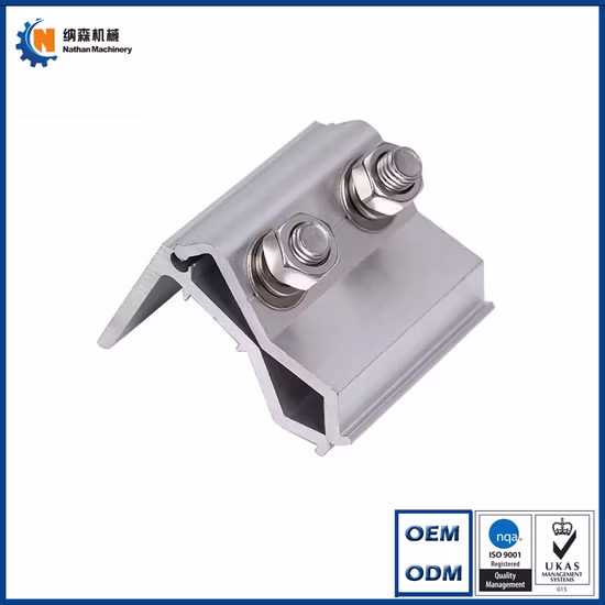 Estructura del sistema de montaje solar Soportes de montaje del panel solar Soporte de ángulo de pernos